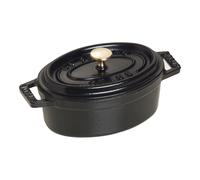 Staub La Cocotte Mini Cocotte 11 cm, Ovale, Noir mat, Fonte