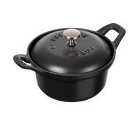 Staub Ligne Vintage La Coquette 12 cm, Rond(e), Noir mat