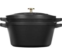 Staub lot de 2 assiettes + couvercle 24 cm NPC405083830