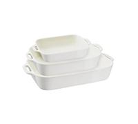 STAUB Plat à four Staub 3 Pièces Ivory white