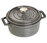 STAUB Mini Cocotte en Fonte, Ronde, Ø 12 cm, 0,25 L, Gris Graphite