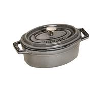 STAUB Mini cocotte ovale La Cocotte Staub 0.25 L Gris graphite