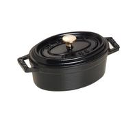 STAUB Mini cocotte ovale La Cocotte Staub 0.25 L Noir