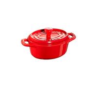 STAUB Mini-cocotte ovale Staub 0.2 l rouge