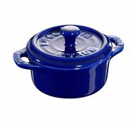 Staub - Mini Cocotte Ronde Céramique Bleu Ø10 Cm - Bleu