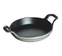 STAUB Plat à gratin rond Staub fonte Ø12 cm Gris graphite