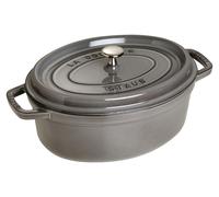 STAUB Oval cast iron pot 3.2l graphite
