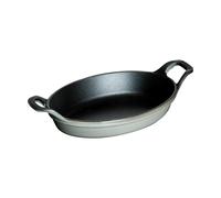 STAUB Plat à four ovale en fonte Staub 15 cm Gris graphite