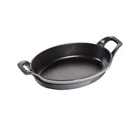 STAUB Plat à four ovale en fonte Staub 21 cm Gris graphite
