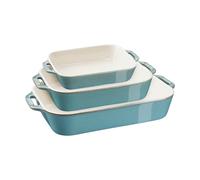 STAUB Plat à four Staub 3 Pièces Turquoise antique