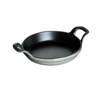 STAUB Plat à gratin rond Staub fonte Ø12 cm Gris graphite