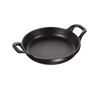 STAUB Plat à gratin rond Staub fonte Ø12 cm Noir