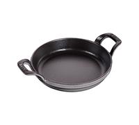 STAUB Plat à gratin rond Staub fonte Ø16 cm Gris graphite