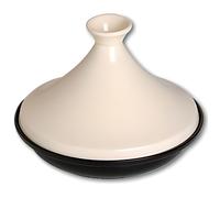 Staub Tagine en fonte noir-beige 28 cm
