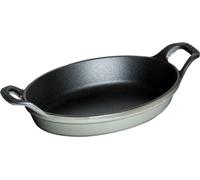 STAUB Plat à four ovale en fonte Staub 15 cm Gris graphite