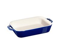 STAUB Plat de cuisson rectangulaire Staub 20 x 16 cm bleu
