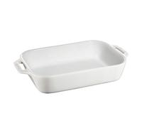 STAUB Plat de cuisson rectangulaire Staub 27 x 20 cm blanc