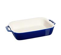 STAUB Plat de cuisson rectangulaire Staub 27 x 20 cm bleu
