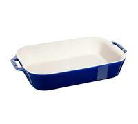 STAUB Plat de cuisson rectangulaire Staub 34 x 24 cm bleu