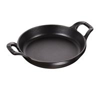 STAUB Plat Empilable en Fonte, Rond, Ø 20 cm, 0,75 L, Noir Mat
