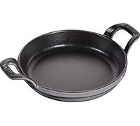 STAUB Plat Empilable en Fonte, Rond, Ø 16 cm, 0,40 L, Gris Graphite