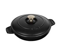 Staub Plats en fonte 20 cm, Assiette chaude , Noir mat