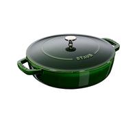 STAUB Poêle à frire en fonte Chistera Staub Ø24 cm Basilic vert