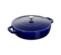 STAUB Poêle à frire en fonte Chistera Staub Ø24 cm Bleu foncé