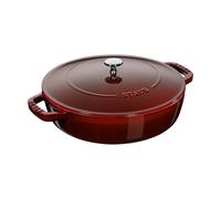 STAUB Poêle à frire en fonte Chistera Staub Ø28 cm Rouge grenadine