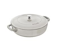 STAUB Poêle à frire en fonte Chistera Staub Ø28 cm White truffle