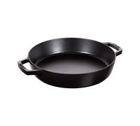 STAUB Poêle à frire Staub fonte 2 poignées noire Ø26 cm