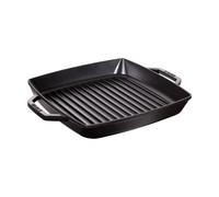 STAUB Poêle à griller Pure Staub fonte carrée noire 28 cm