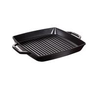 STAUB Poêle à griller Pure Staub fonte carrée noire 33 cm