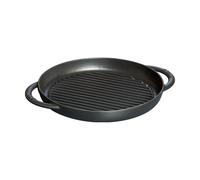 STAUB Poêle à griller Pure Staub fonte ronde noire Ø26 cm
