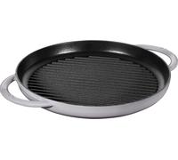 Staub poele a griller ronde en fonte avec deux poignées 30 cm 405117820