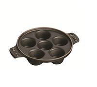 STAUB Assiette escargot Staub fonte Ø14 cm Noir