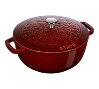 Staub pot rond en fonte lys 5 litres, grenadine 405022950