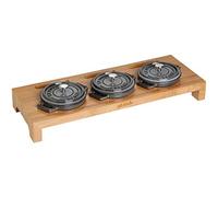 Staub Accessoires Présentoir, 42 cm x 16 cm, Bambou