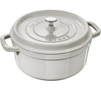 Staub Round Cast Iron Pot - 1.7 ltr White Truffle
