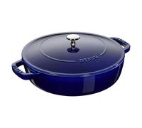 STAUB Poêle à frire en fonte Chistera Staub Ø24 cm Bleu foncé