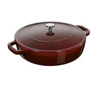 STAUB Poêle à frire en fonte Chistera Staub Ø24 cm Rouge grenadine