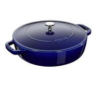 STAUB Sauteuse Chistera 28 cm Bleu Intense Bleu Foncé G