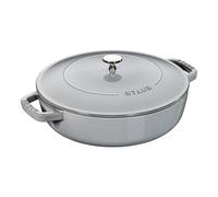 Staub Sauteuses 28 cm, Sauteuse Chistera, Gris graphite