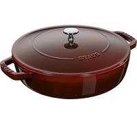 Staub Sauteuse Chistera 28 cm Grenadine Bordeaux G