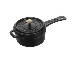 Staub Spécialités Casserolette 10 cm, Fonte, Noir mat
