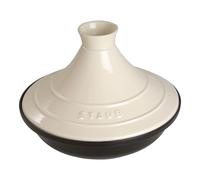 Staub Spécialités Tajine 28 cm, Fonte, Cream