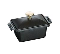 STAUB Terrine Staub plat à gratin fonte noir 15x11 cm