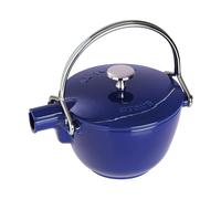 Staub Théière en fonte ronde 1,15 L Bleu foncé