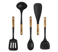 Staub Ustensiles de cuisine en silicone, 5, noir