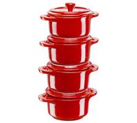 STAUB ZWILLING JUEGO DE 4 MINI COCOTTE DE CERÁMICA 40508-158-0